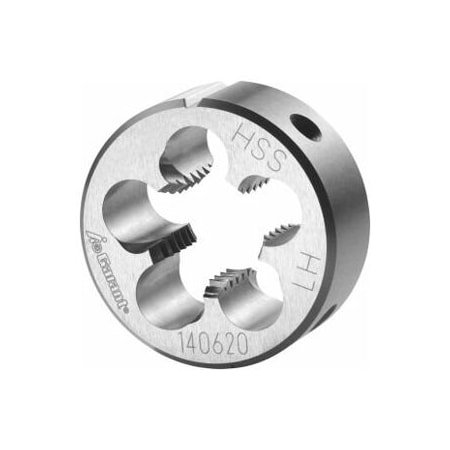 Garant M22X2.5 HSS Round Die, Left-Hand, Closed/Pre-Slit Form 140620 M22